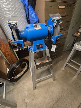 Enco #160-1040 12" Double End Bench Grinder on Stand