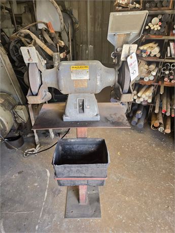 Baldor 7" Double End Bench Grinder on Stand