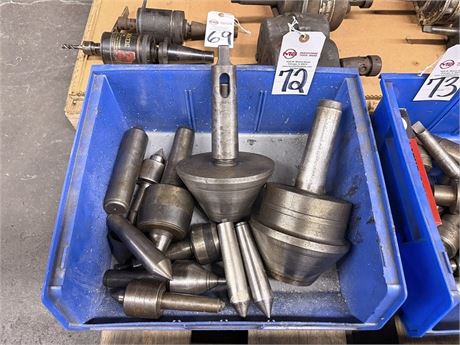 Lot of Various Size Live Centers
