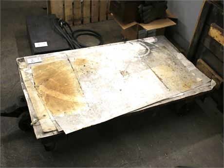 Shop Cart with Detachable Front Wheel/Handle