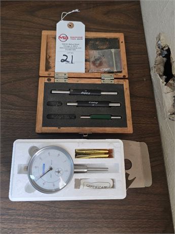 3"  - 5" Calibration Standards and Dial Indicator