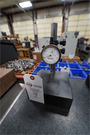 SPI GRANITE INSPECTION BASE WITH SPI DIAL INDICATOR