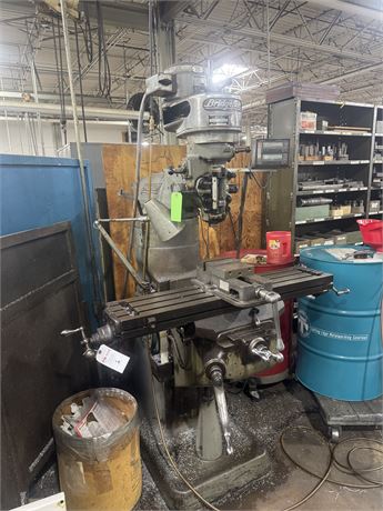 Bridgeport Vertical Mill
Serial: J156025