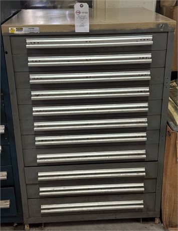 Stanley Vidmar 11 Drawer Tool Storage Cabinet