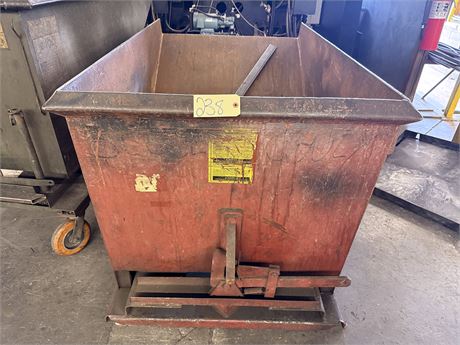 GALBREATH HOPPER 1 CYD. 6000 Lb. Capacity  Dump Hopper