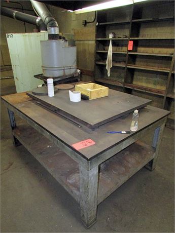 Heavy Duty Steel Table 72"x48"
