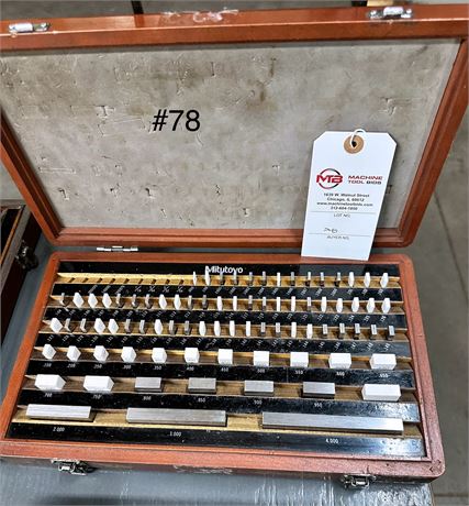 Production Steel/Ceramic Gage Block Set