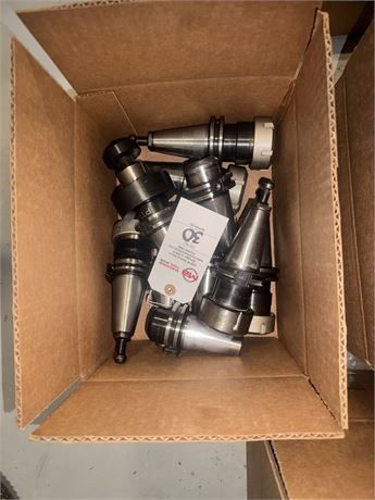 Lot of (10) Cat 40 Tool Holders