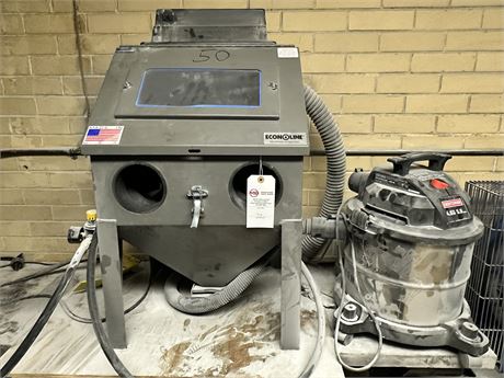 Econ-Line Siphon Feed Abrasive Blast Cabinet