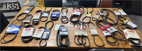 Assorted Various Size Machine Belts