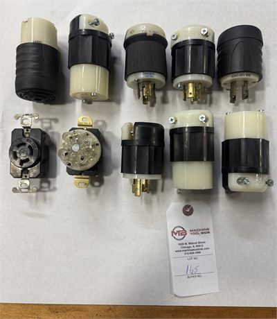 Assorted 3 Phase Electrical Plugs and Recepticals