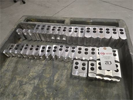Lot of Aluminum 6-8" Tall Jaws OD Chuck