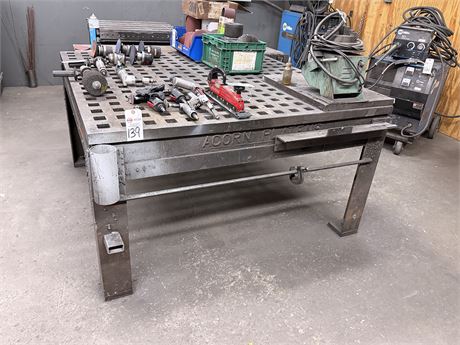 ACORN IRON 60'' x 60'' Welding Table