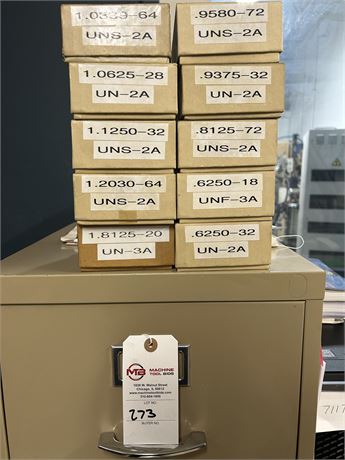 Assorted Thread Ring Gage Sets
