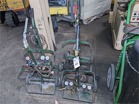 (5) Oxi-Acetylene Torch Carts