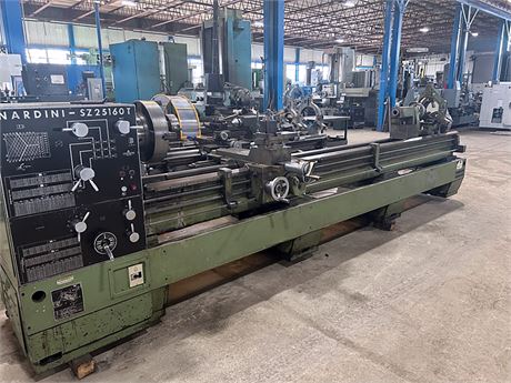 25” x 160” NARDINI Engine Lathe