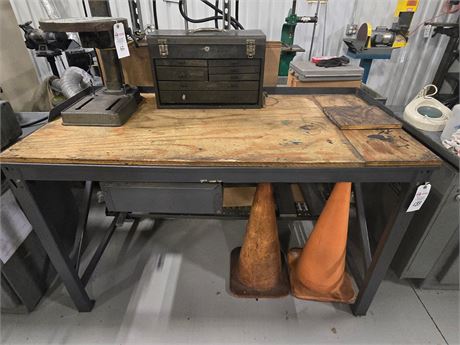 60" x 30" Workbench with Contents
