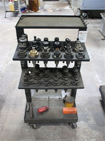 Lot of Cat 40 Tool Holders