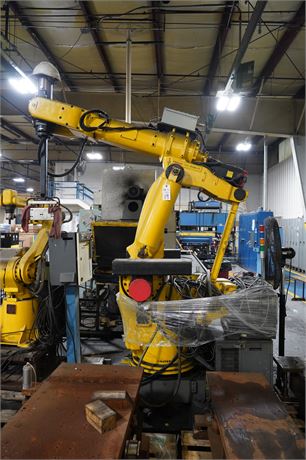 FANUC S-420 I  F , PICK AND PLACE ROBOT  WITH CONTROLLER AND TEACH PENDANT