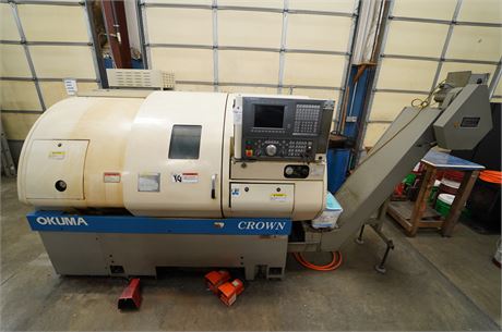 OKUMA CROWN 762S 2-AXIS CNC TURNING CENTER
