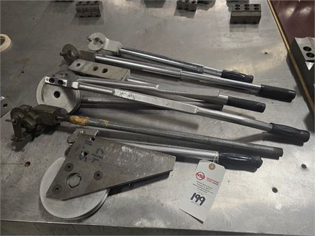 Lot of Assorted Shop Made Pipe/Tube Benders