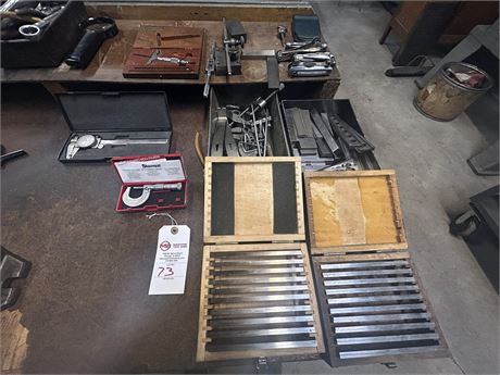 Lof Of (11) Precision Measurement Tools and Machine Setup Equipment