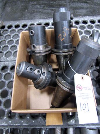 Lot of (4) Cat 50 Tool Holders