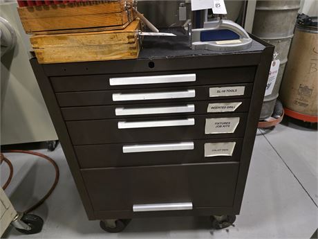 5-Drawer Rolling Tool Chest with Assorted Collet Pads