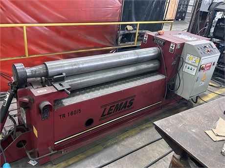 LEMAS TR‑160/45 Hydraulic 3 Roll Plate Roller (2020) – 10ga x 68"