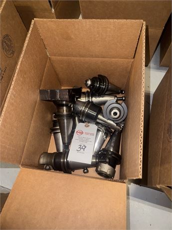Lot of (10) Cat 40 Tool Holders