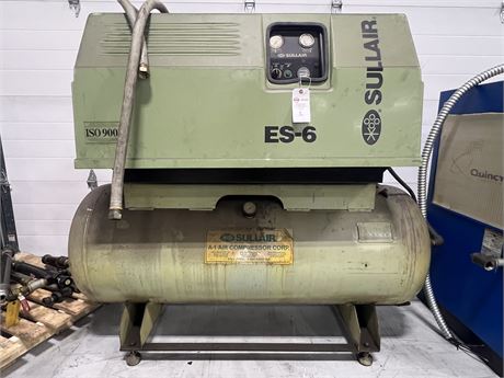 Sullair ES-6 (7.5 HP) Air Compressor W/ Refrigerated Dryer (2010)