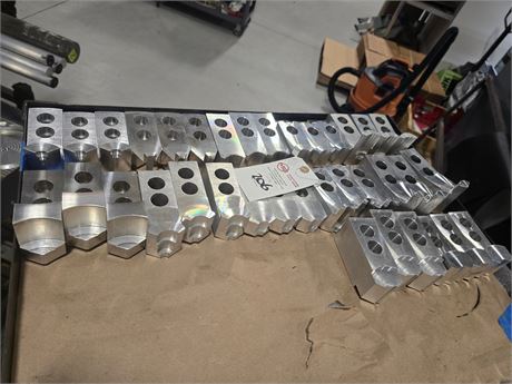 Lot of Aluminum 6-8: Pie Jaws ID Chuck