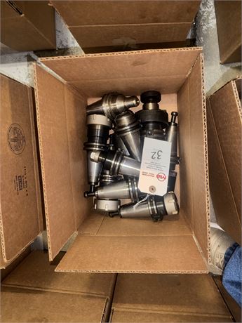Lot of (10) Cat 40 Tool Holders