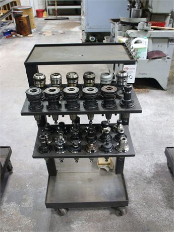 Lot of Cat 40 Tool Holders
