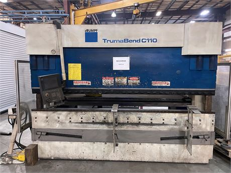 Trumpf Trumabend C110 press brake (2003)