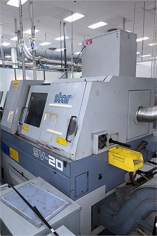 Star SV20 Type 420 CNC Swiss Type Screw Machine (2002)