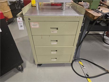 4-Drawer Rolling Cabinet