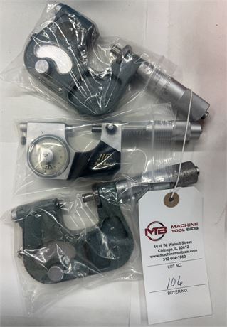Assorted Micrometers