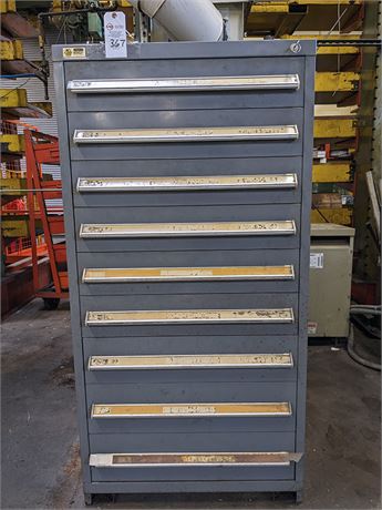 Stanley Vidmar 9-Drawer Heavy Duty Storage Cabinet