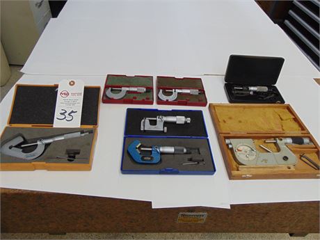 Starrett, Mitutoyo Micrometers