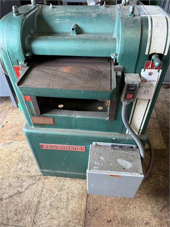Powermatic Model # L00 12" x 24"   Straight Knife Wood Planer