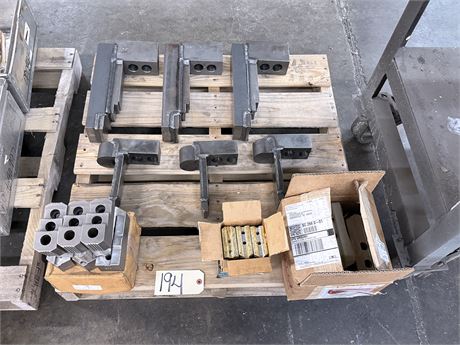 (1) Skid of Various Size Hold Down Clamps