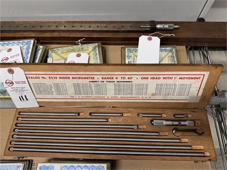 Starrett Inside Micrometer set