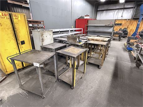 (1) Lot of (16) Material Carts