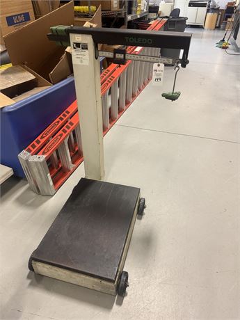 Toledo Scale #4182 1000lb Capacity Portable Beam Scale