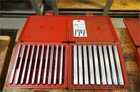 (2) Machinist Thin Parallel Bar Set