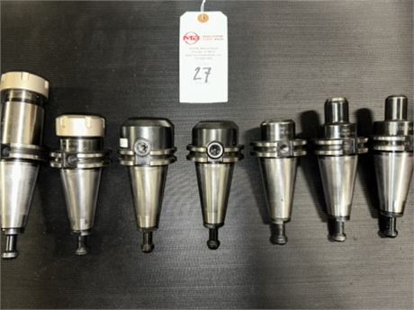 Lot of (10) Cat 40 Tool Holders