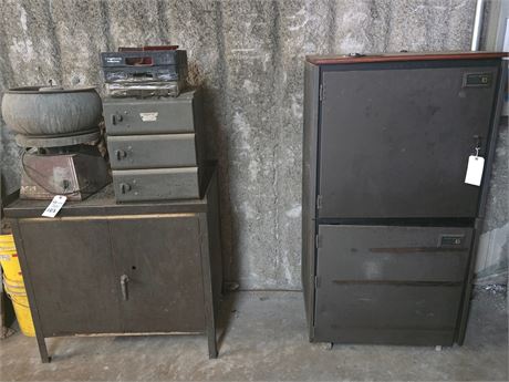 Lot of (4) Steel Cabinets