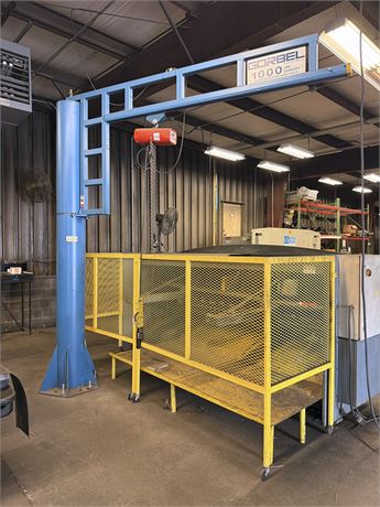 GORBAL 1000 Lbs. Capacity Jib Crane