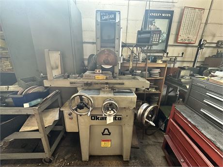 Okamoto Linear 6-12/14 Recripricating Surface Grinder w/ DRO